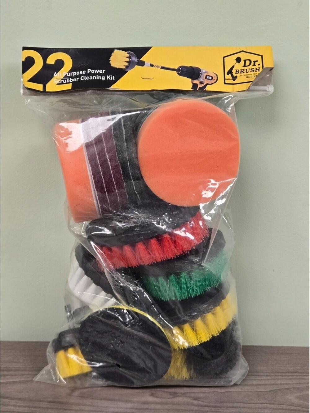 Holikme Dr. Brush 22-Piece Drill Brush Power Scrubber Cleaning Kit New